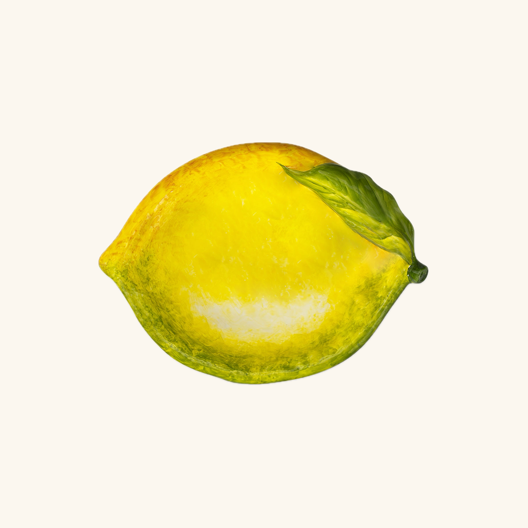 Citronformet skål – 31x23 cm