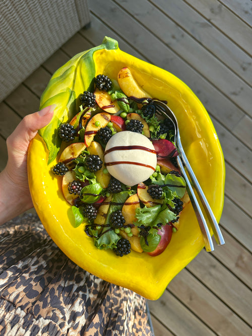 Citronformet skål – 31x23 cm