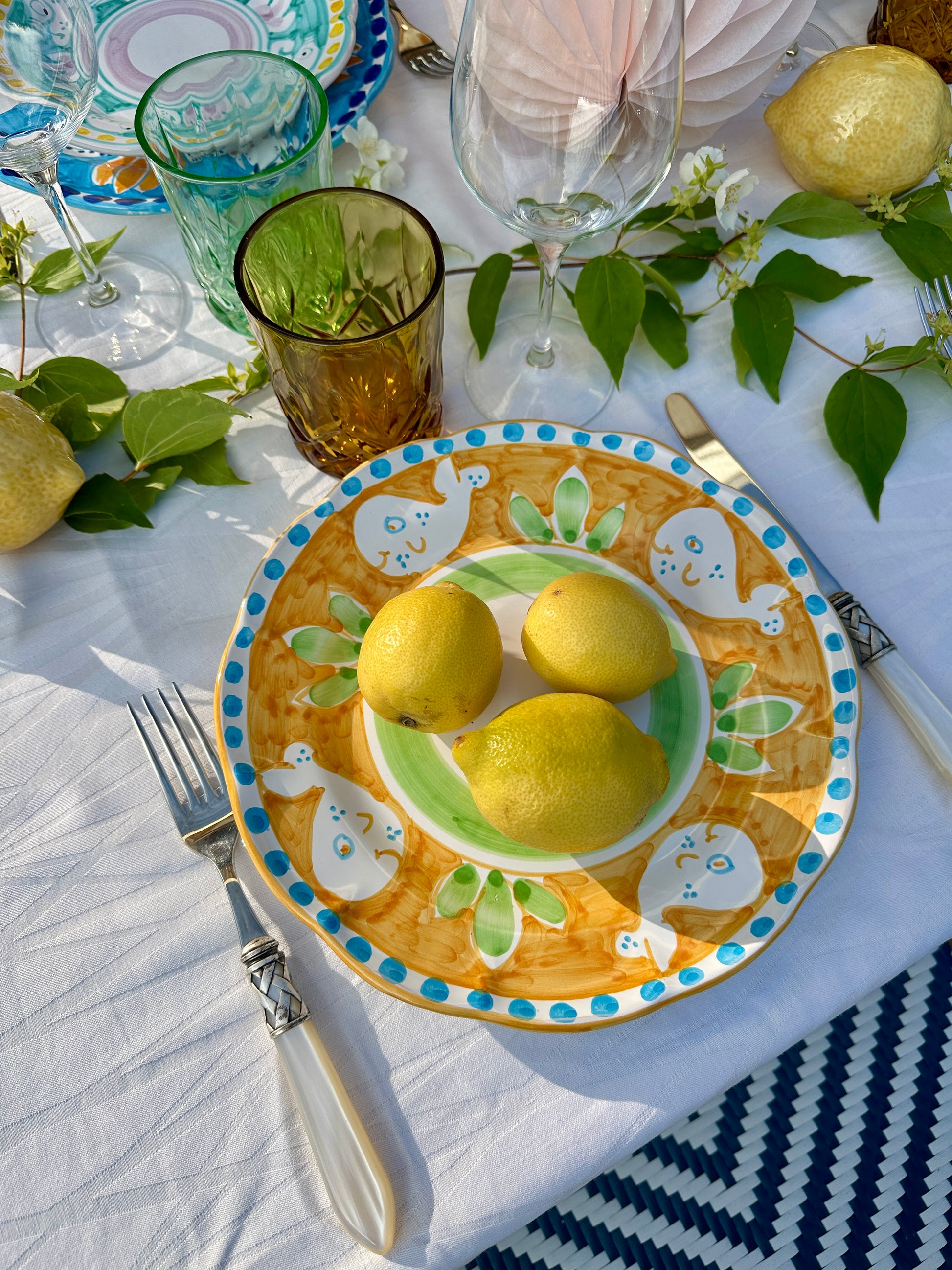 Tallerken / fad med hval – Ø26