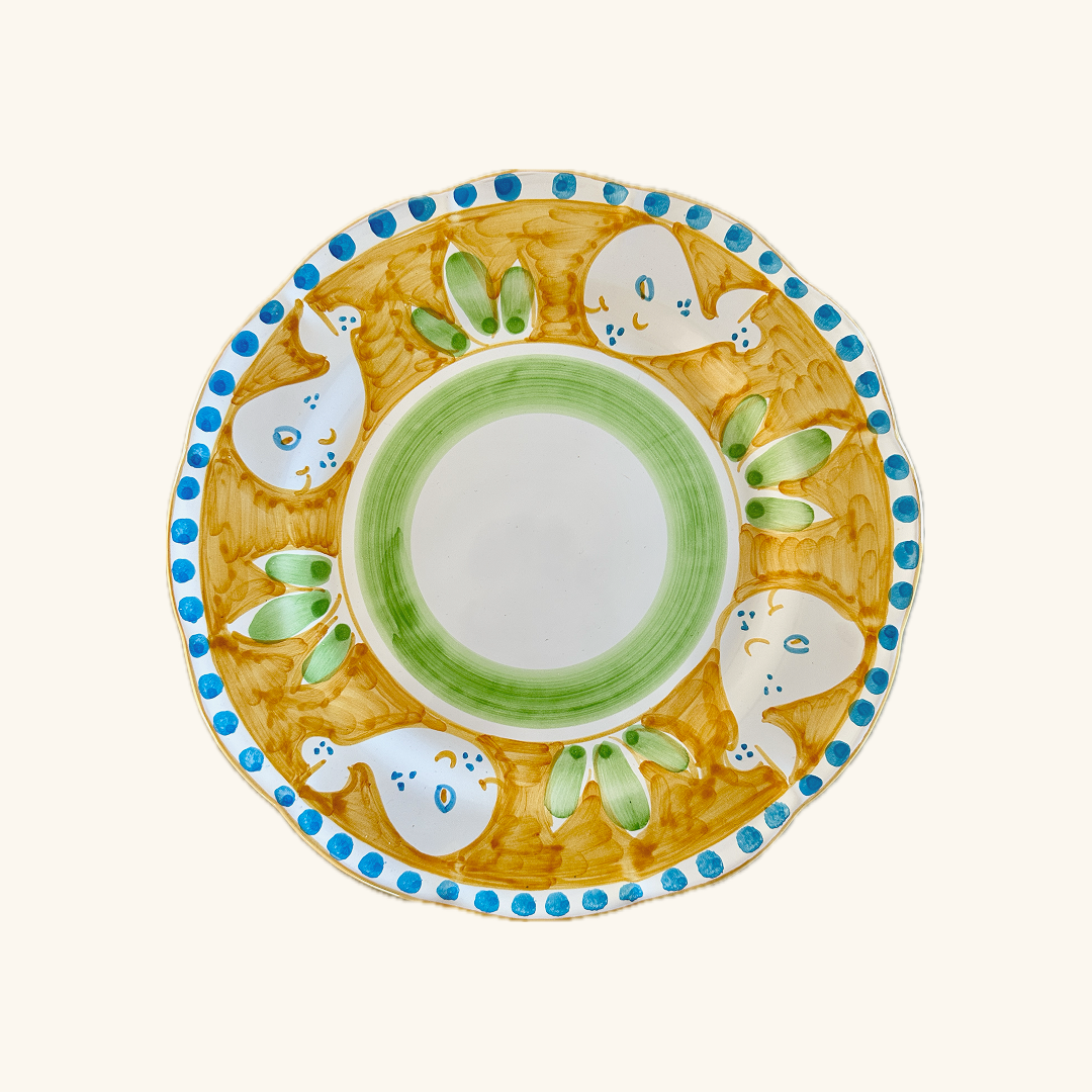 Tallerken / fad med hval – Ø26